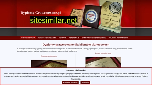 dyplomy-grawerowane.pl alternative sites