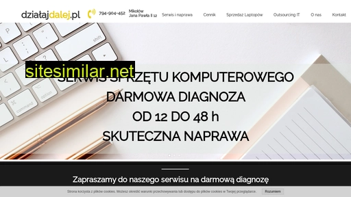 dzialajdalej.pl alternative sites