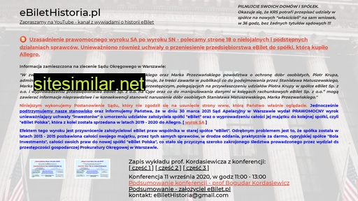 ebilethistoria.pl alternative sites