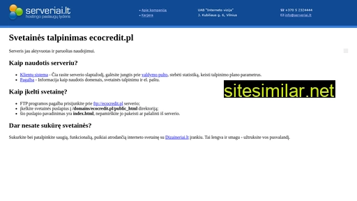 ecocredit.pl alternative sites