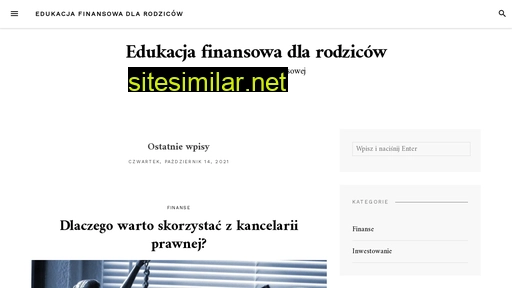 edukacjafinansowadlarodzicow.pl alternative sites