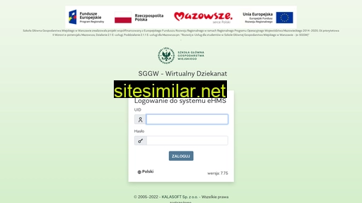 ehms.sggw.edu.pl alternative sites