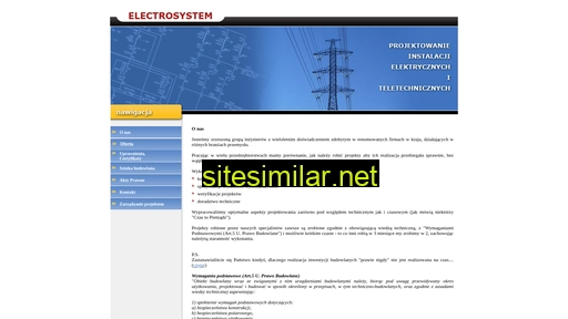 Electrosystem similar sites
