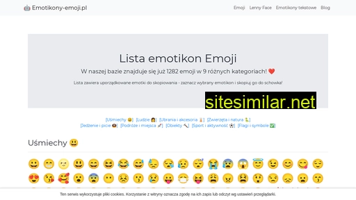 Emotikony-emoji similar sites