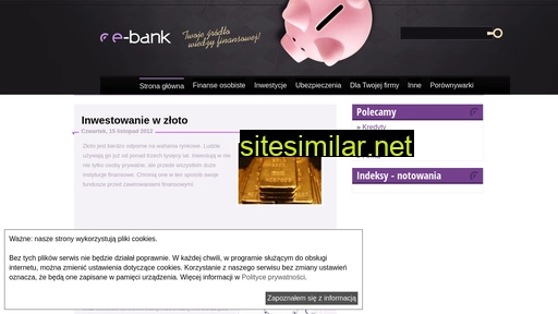 E-bank similar sites