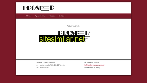 e-prosper.com.pl alternative sites