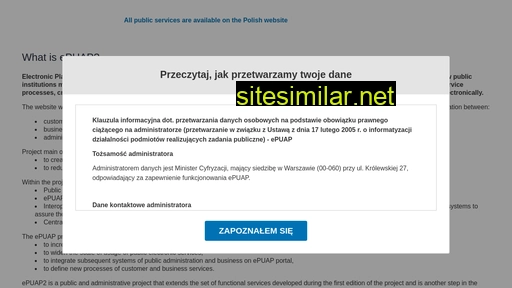 epuap.gov.pl alternative sites