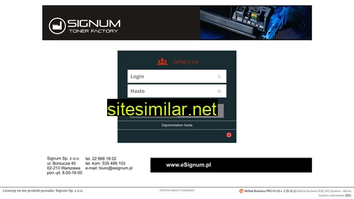 esignum.pl alternative sites