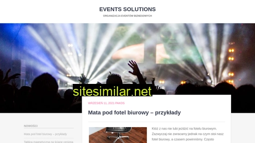 Events-solutions similar sites