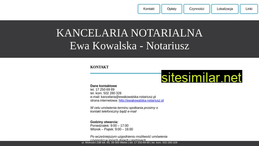 Ewakowalska-notariusz similar sites