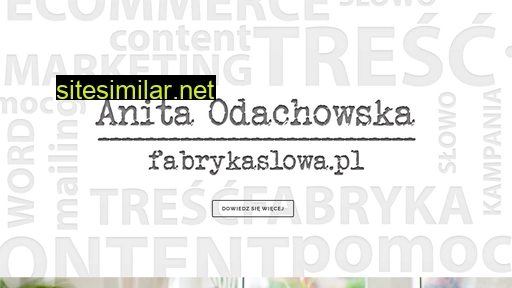fabrykaslowa.pl alternative sites