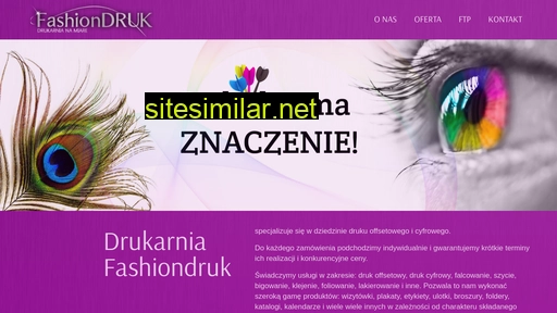 fashiondruk.pl alternative sites