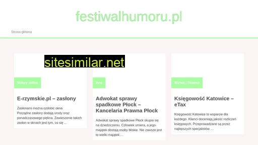 festiwalhumoru.pl alternative sites