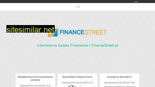 Financestreet similar sites