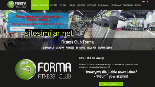 fitnessformacieszyn.pl alternative sites