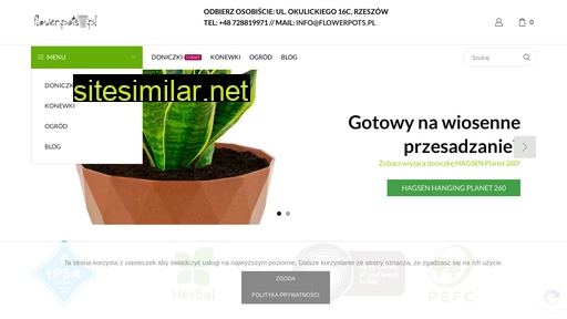 flowerpots.pl alternative sites