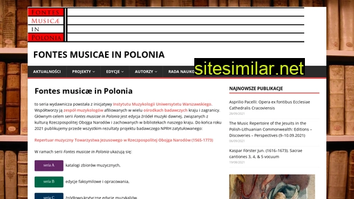 fontesmusicae.pl alternative sites