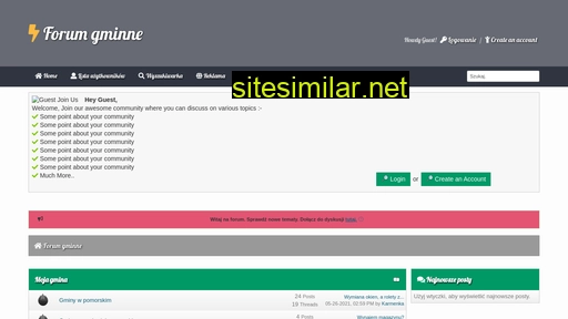 forumgminne.pl alternative sites
