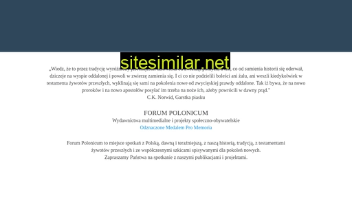 forumpolonicum.pl alternative sites