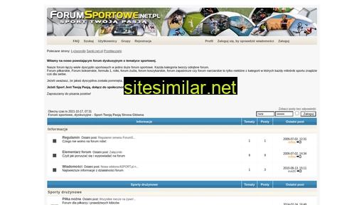 forumsportowe.net.pl alternative sites