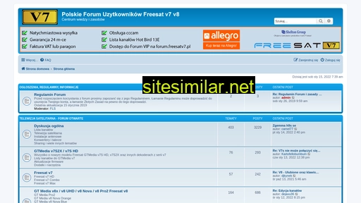 forum.freesatv7.pl alternative sites