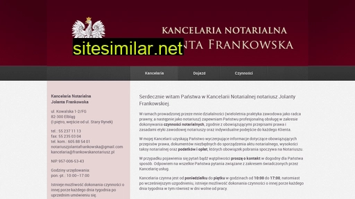 frankowskanotariusz.pl alternative sites