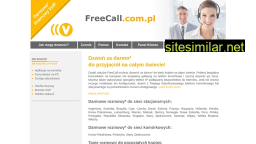freecall.com.pl alternative sites