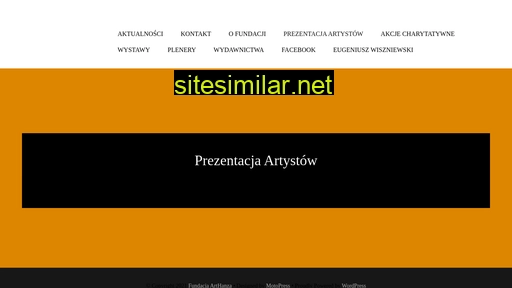 fundacjaarthanza.pl alternative sites