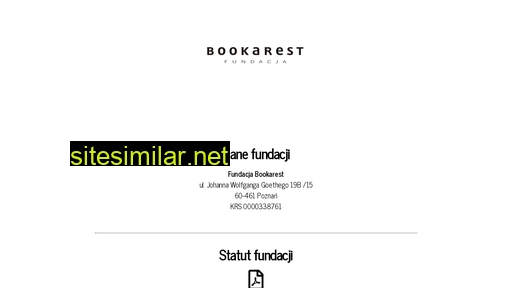 fundacjabookarest.pl alternative sites
