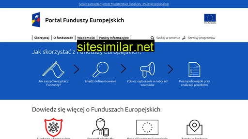 Funduszeeuropejskie similar sites