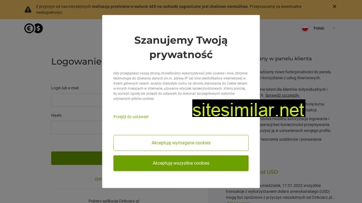 fx.cinkciarz.pl alternative sites