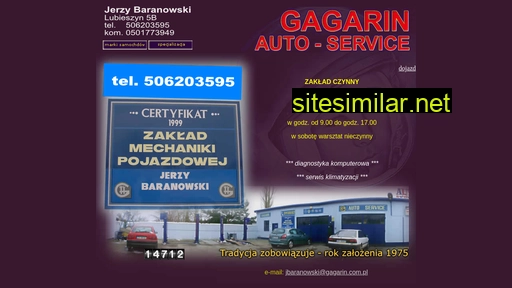 gagarin.com.pl alternative sites