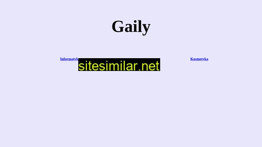 gaily.pl alternative sites
