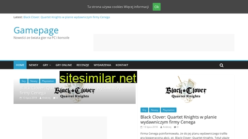 Gamepage similar sites