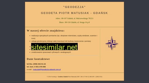 Geodezja-gdansk similar sites