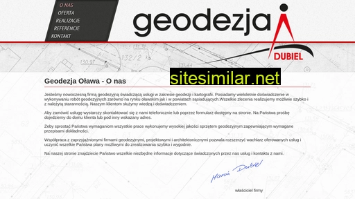 geodezjadubiel.pl alternative sites