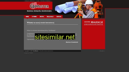 Geomaster similar sites