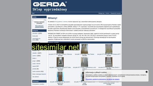 gerda-outlet.pl alternative sites