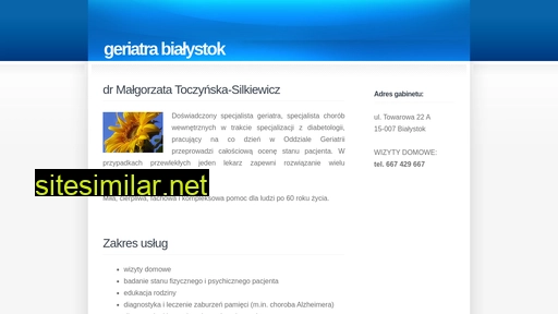 geriatrabialystok.pl alternative sites