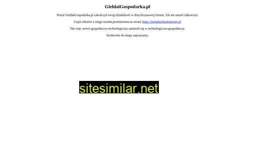 gieldaigospodarka.pl alternative sites