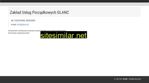Glanc similar sites
