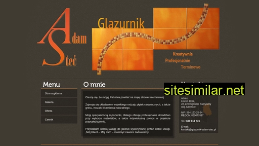 Glazurnik-adam-stec similar sites