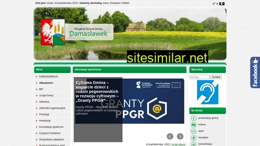 gminadamaslawek.pl alternative sites
