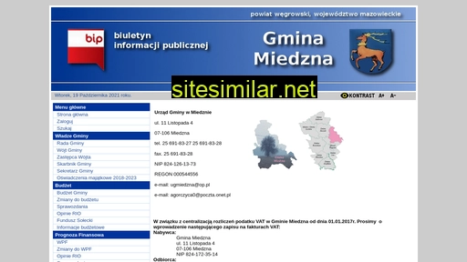 gminamiedzna.pl alternative sites