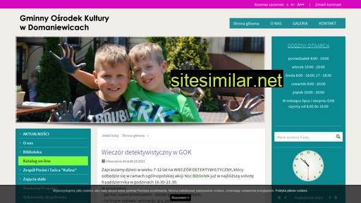 gokdomaniewice.pl alternative sites