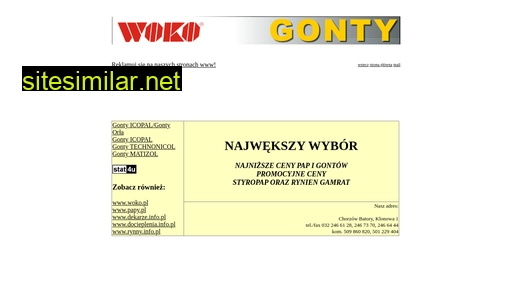 gonty.pl alternative sites