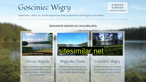 gosciniecwigry.pl alternative sites