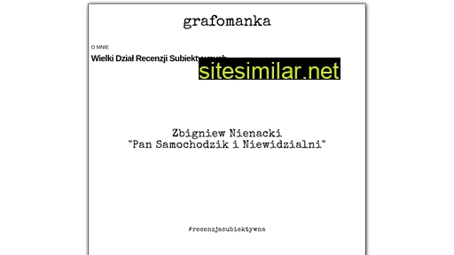 grafomanka.pl alternative sites