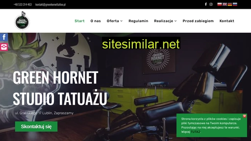 greenhornettattoo.pl alternative sites