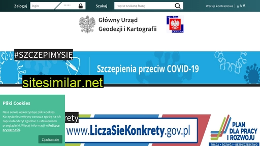 gugik.gov.pl alternative sites